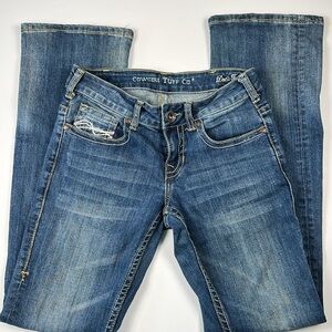 Cowgirl Tuff Co. Women's Jeans "Don't Fence Me In" W26 L33.